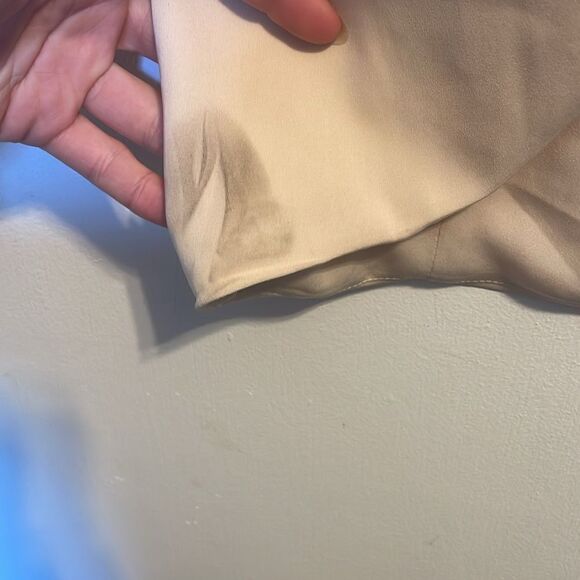 Shona Joy Core High-Neck Ruched Midi Dress Nude - Picture 8 of 8